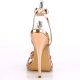 pleaser heels domina-108 gold