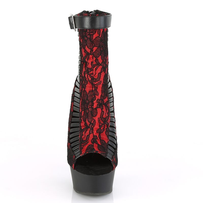 Bottine talon ouverte clearance devant et derriere