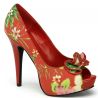 Escarpins motif floral
