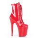 Pleaser Shop France bottine rouge vernie