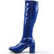 Bottes coloris bleu style rétro petit prix