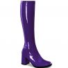Bottes violettes style vintage