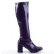 Bottes violettes style vintage