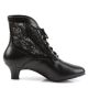 Bottines en dentelle noire petit talon en ligne