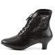 Bottines en dentelle noire petit prix