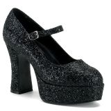 Mary Jane paillettes noires