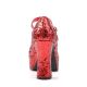 Chaussure Funtasma paillettes rouges