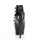 chaussure sexy vernie noire Pleaser