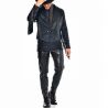 Pantalon homme faux cuir