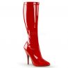 Bottes femmes coloris rouge vernis talon aiguille