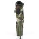 Bottine camouflage haut talon