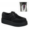 Chaussure gothique croute de cuir noir