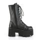 bottines cuir vegan demonia