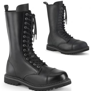 Bottines hommes cuir noir