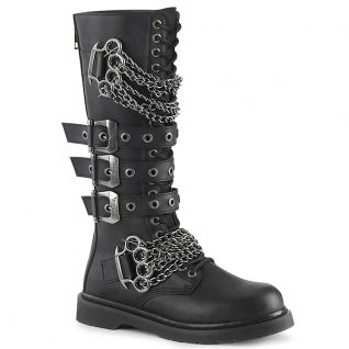 Botte en cuir de combat pour homme