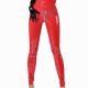 Leggings vinyl rouge marque francaise