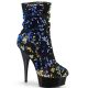 Bottines sequins bleue