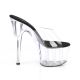 Mules pleaser talon plateforme