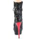 Bottines pleaser double plateau couleur noir