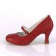 Escarpin rouge pinup petit talon