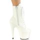 Bottines patin haut blanc