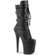 Bottines hautes plateformes noires