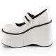 Chaussures femmes gothique coloris blanc