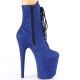 Bottines plateforme de 20cm bleu