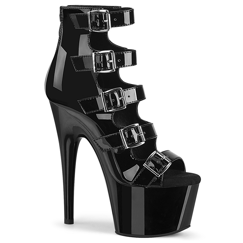Sandales vernies sur plateau - Pointure : 42 - Pleaser - Modalova