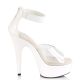 Chaussures transparente à lanière haut talon