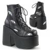 Bottines gothiques hologram en cuir