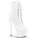 Bottines blanches sexy talon haut