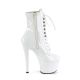 Bottines blanches plateformes grandes tailles