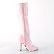 Bottes femmes haut talon couleur rose