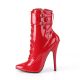 Bottines hauts talons rouges grandes tailles