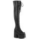 Cuissardes noires mat goth