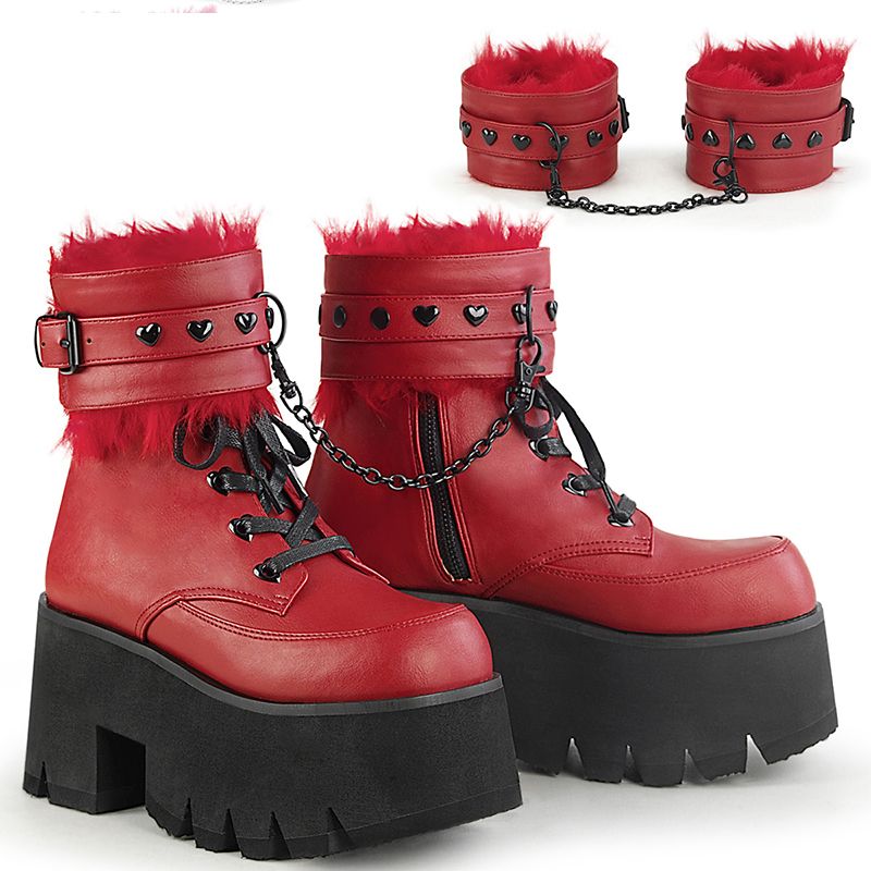 Bottines gothic pour femmes talon large