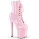 Bottines roses talons de 20 cm