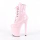 Bottines plateformes couleur rose