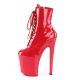 Bottines plateformes couleur rouge dragween