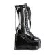 Chaussures gothiques compensées pour femme