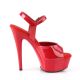 Chaussure excite coloris rouge vernie