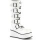 Botte femme punk coloris blanc