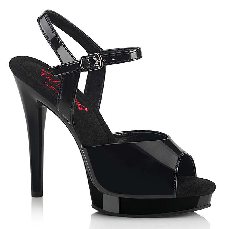 Sandales vernies online noires femme