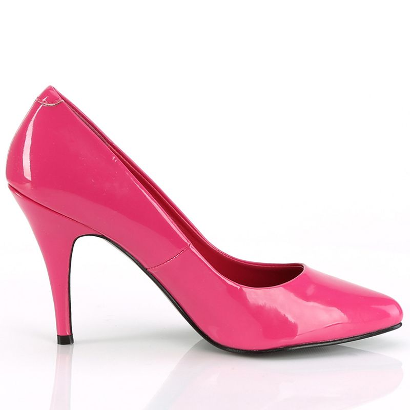 Escarpins sexy fuschia talon haut grande taille