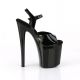 Chaussure streap-teaseuse noire vernis