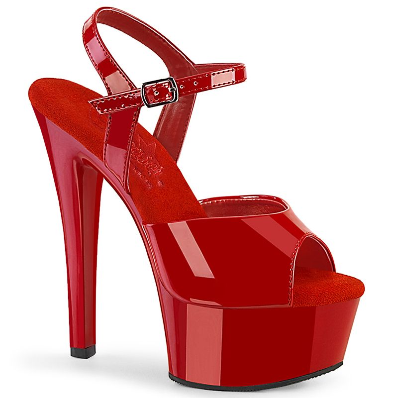 Nu pied sexy rouge lani re talon haut plateforme