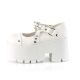 ballerines démonia blanche talon chunky