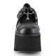 Ballerines Chunky pas chères cuir noir