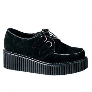 Chaussures noires à lacet creeper-101 